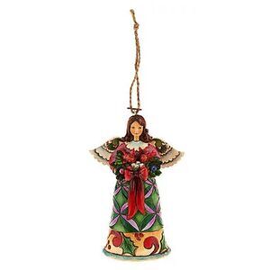 Jim‎ Shore Heartwood Creek Holiday Angel Ornament NWT